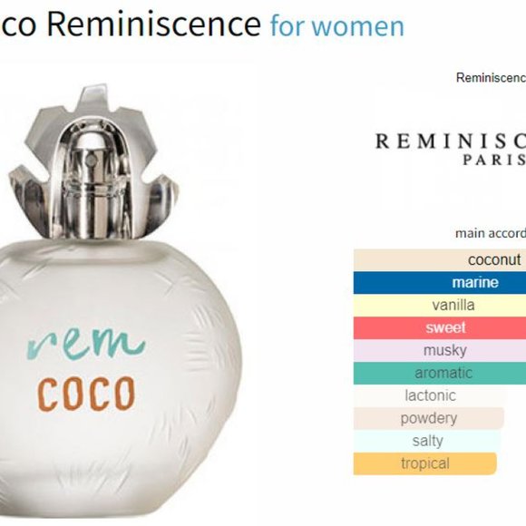 6/20$ - Fragrance Sample - Reminiscence  - Rem Coco - Picture 2 of 2